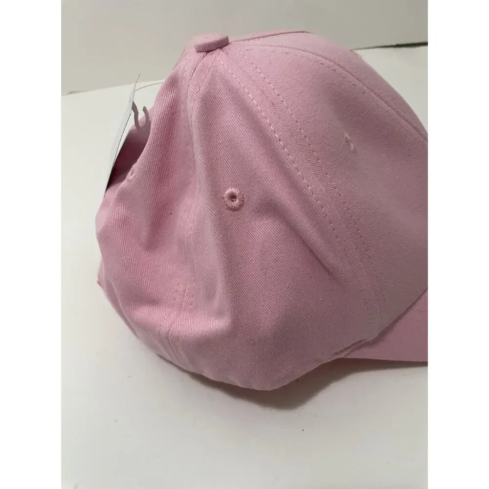 NEW Ducks Unlimited Pink Baseball Cap Hat Leaf Logo Strap Back Adjustable